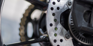 What differentiates brake discs for off-road motorbikes?